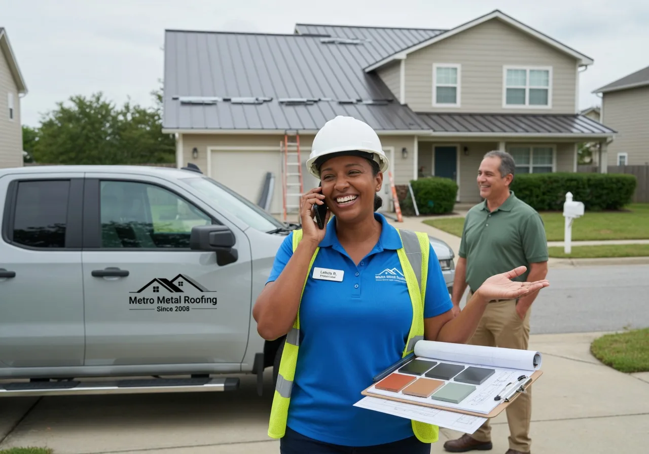 Storm Damage Metal Roof Repair in Lebanon, OK